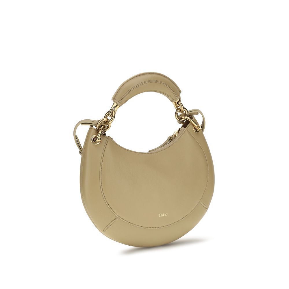 Chloé Beige Calf Leather Shoulder Bag