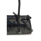 Prada Black Calf Leather Shoulder Bag