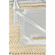 Jacquemus Beige Raffia Handbag