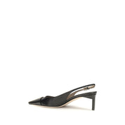 Tom Ford Black Calf Leather Slingback Pumps