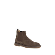 Brunello Cucinelli Brown Calf Leather Chelsea Boots