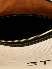 Stella McCartney Beige Cotton Clutch Bag