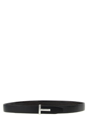 Tom Ford Brown Calfskin Reversible Belt