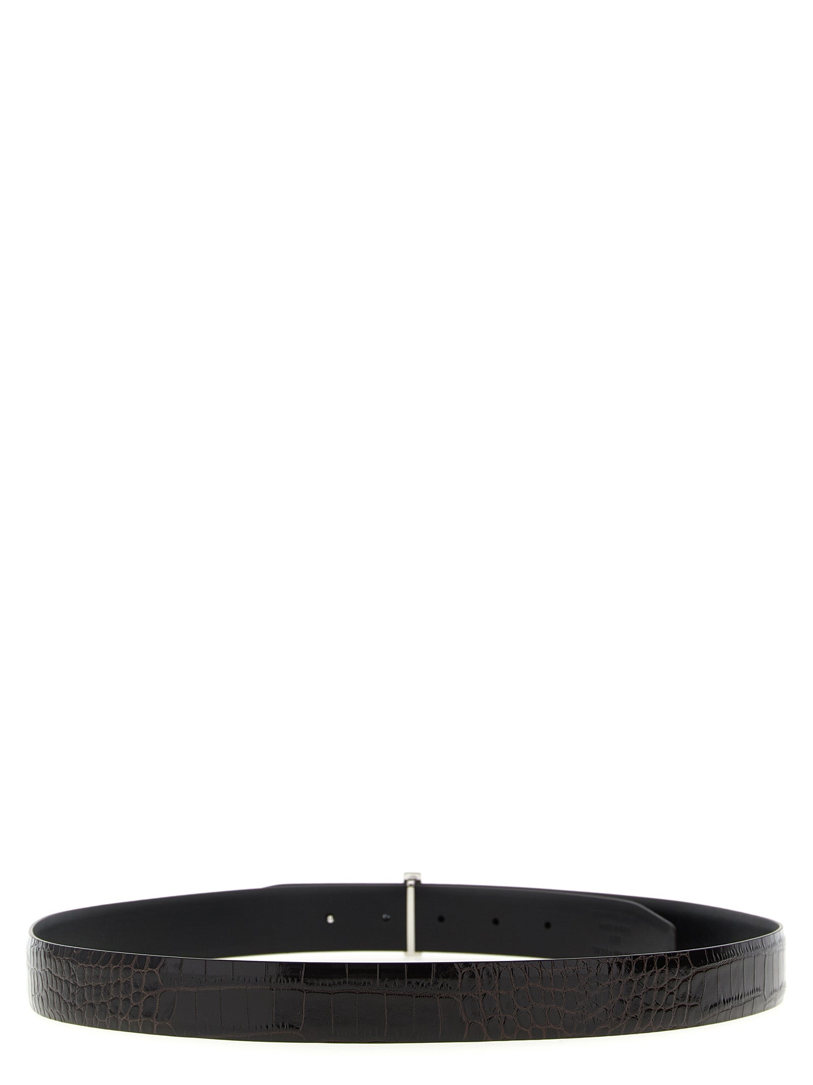 Tom Ford Brown Calfskin Reversible Belt
