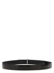 Tom Ford Brown Calfskin Reversible Belt