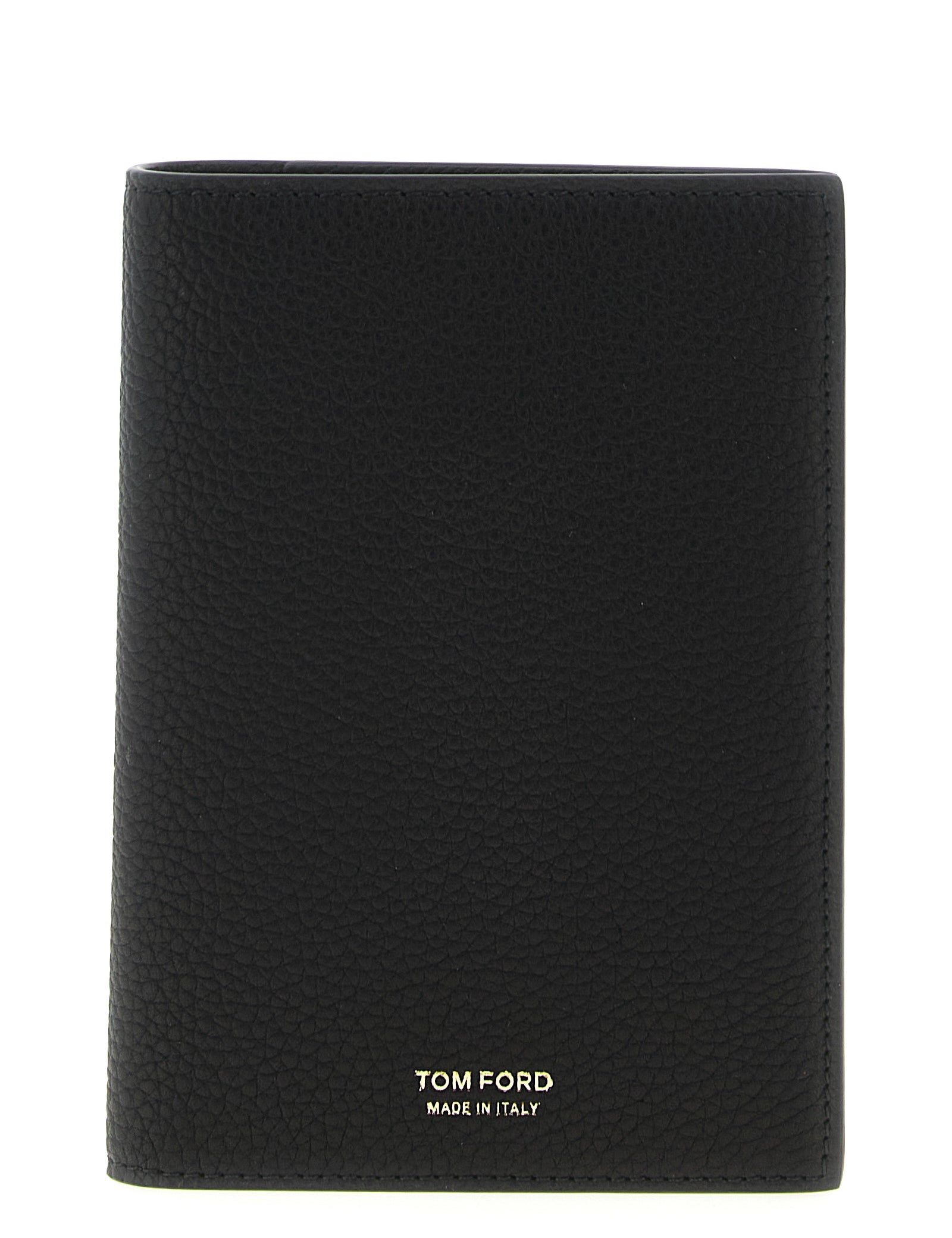 Tom Ford Black Calfskin Passport Holder