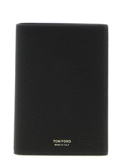 Tom Ford Black Calfskin Passport Holder