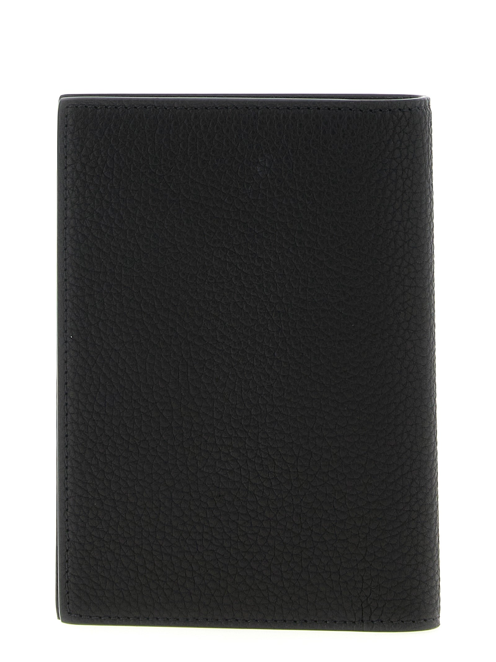 Tom Ford Black Calfskin Passport Holder
