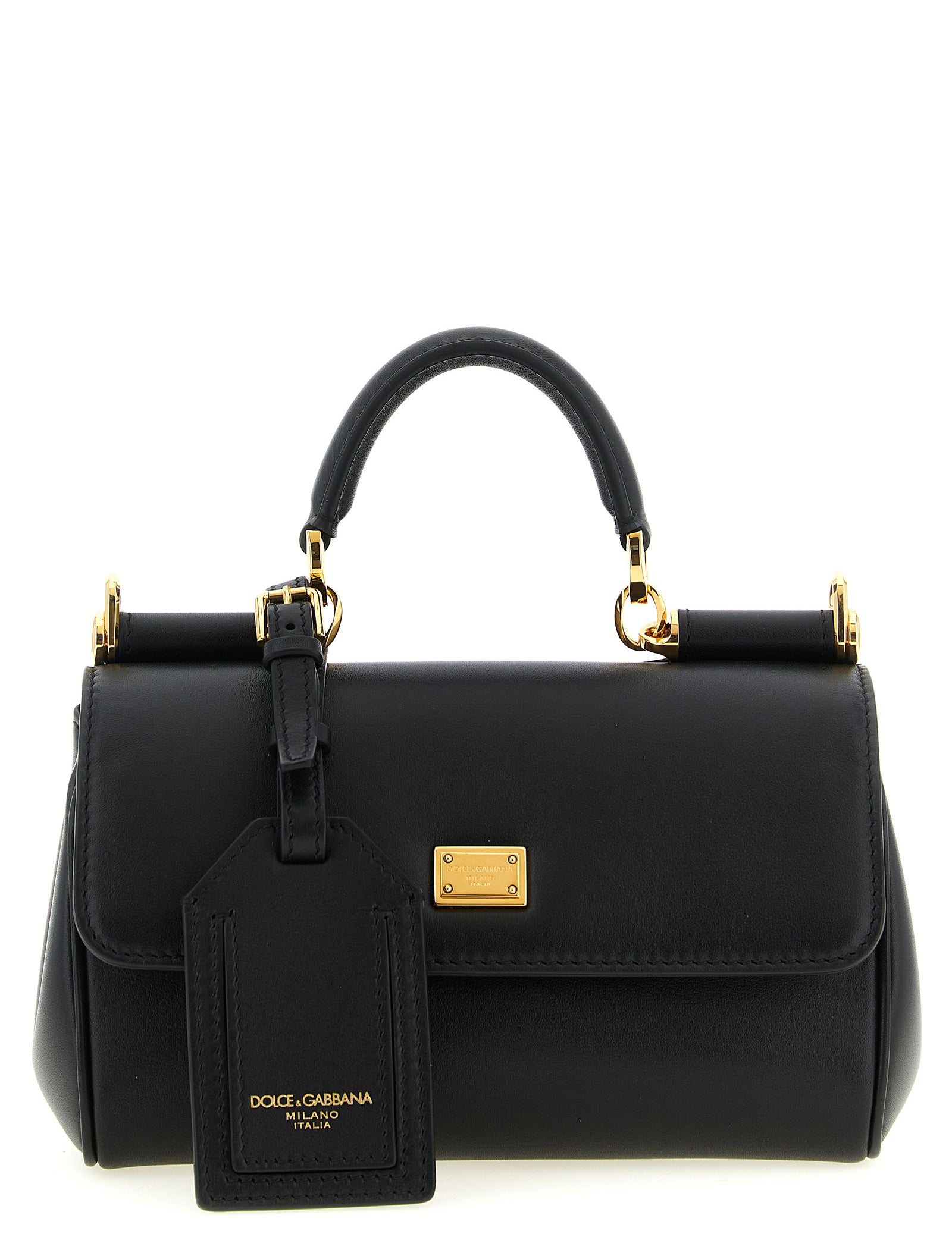 Dolce & Gabbana Black Calfskin Mini Handbag