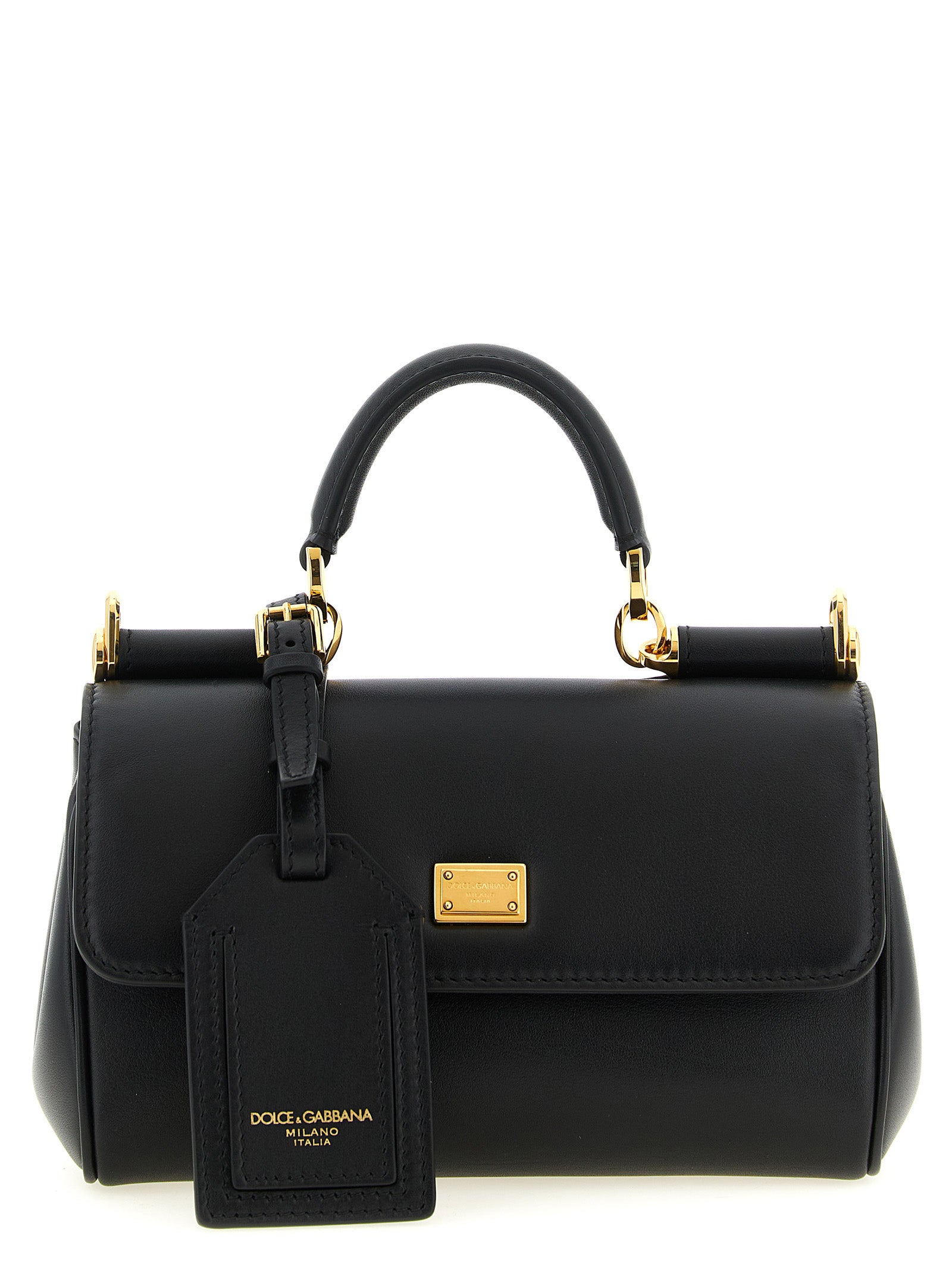 Dolce & Gabbana Black Calfskin Mini Handbag