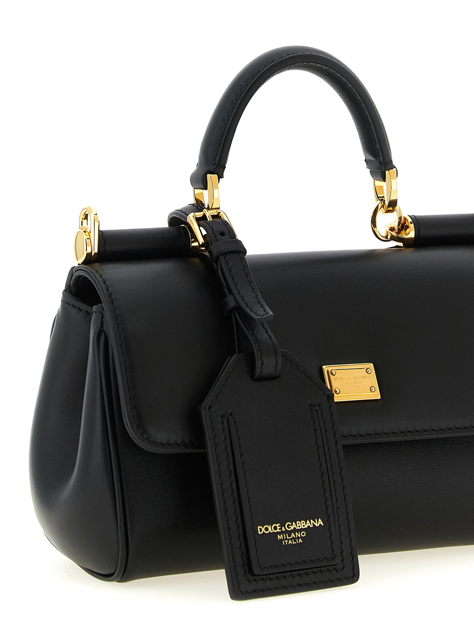 Dolce & Gabbana Black Calfskin Mini Handbag