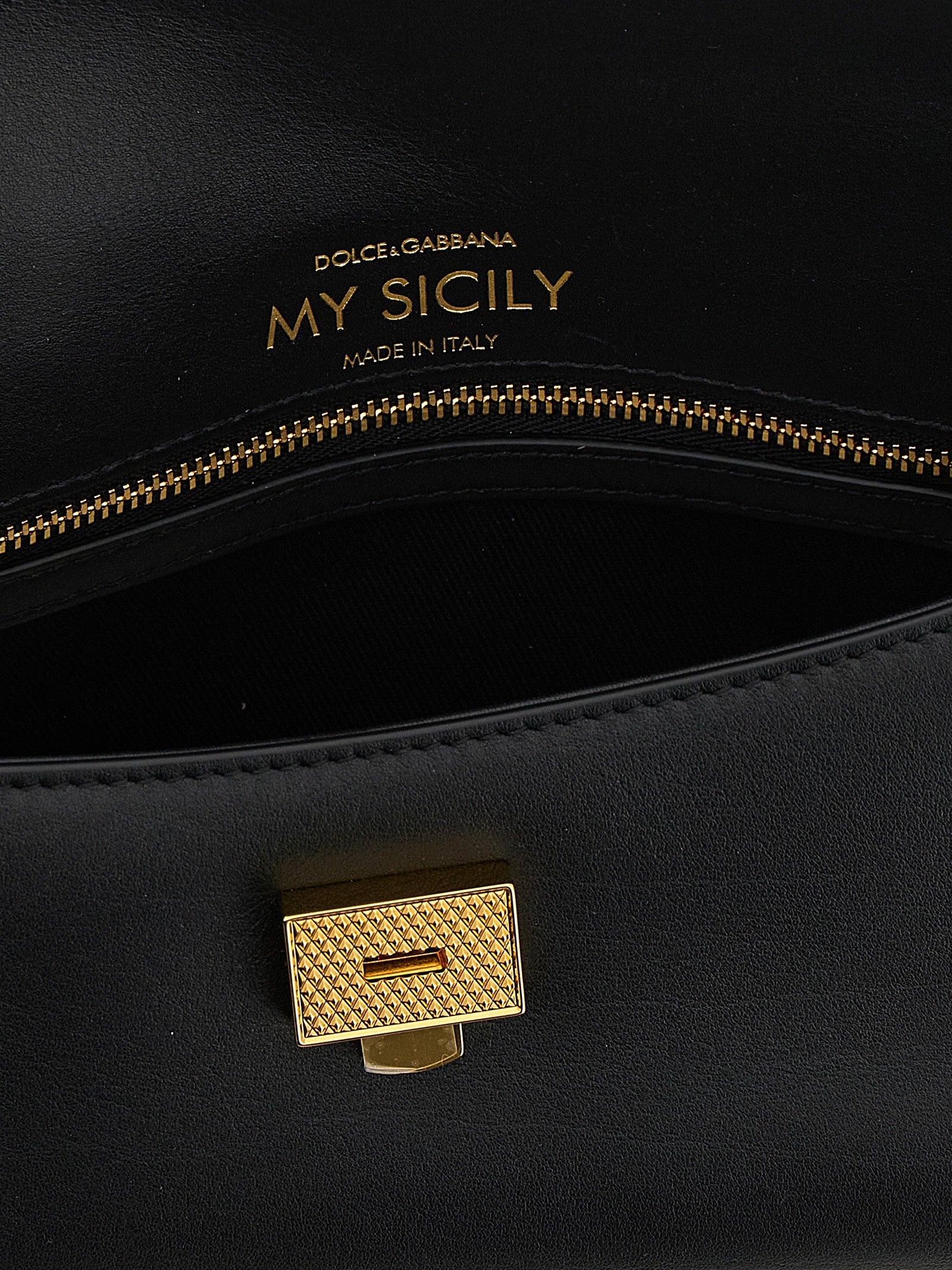 Dolce & Gabbana Black Calfskin Mini Handbag