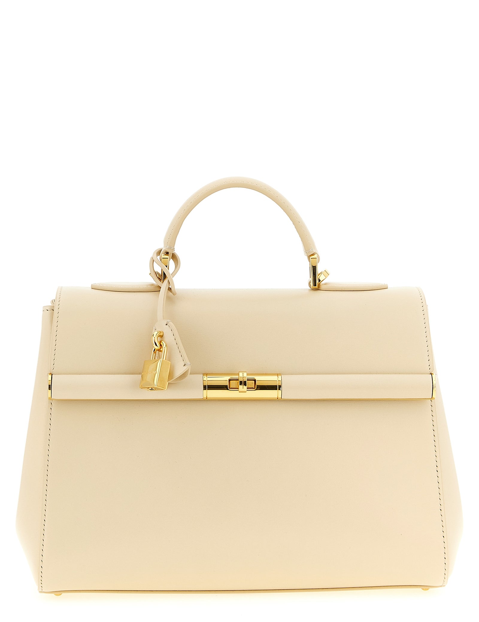 Dolce & Gabbana White Lambskin Handbag