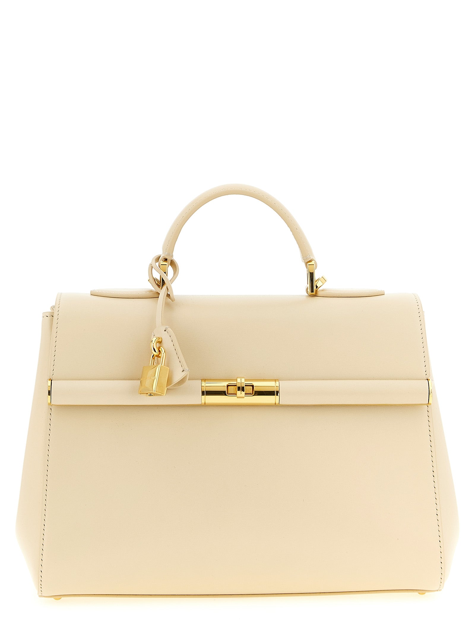 Dolce & Gabbana White Lambskin Handbag