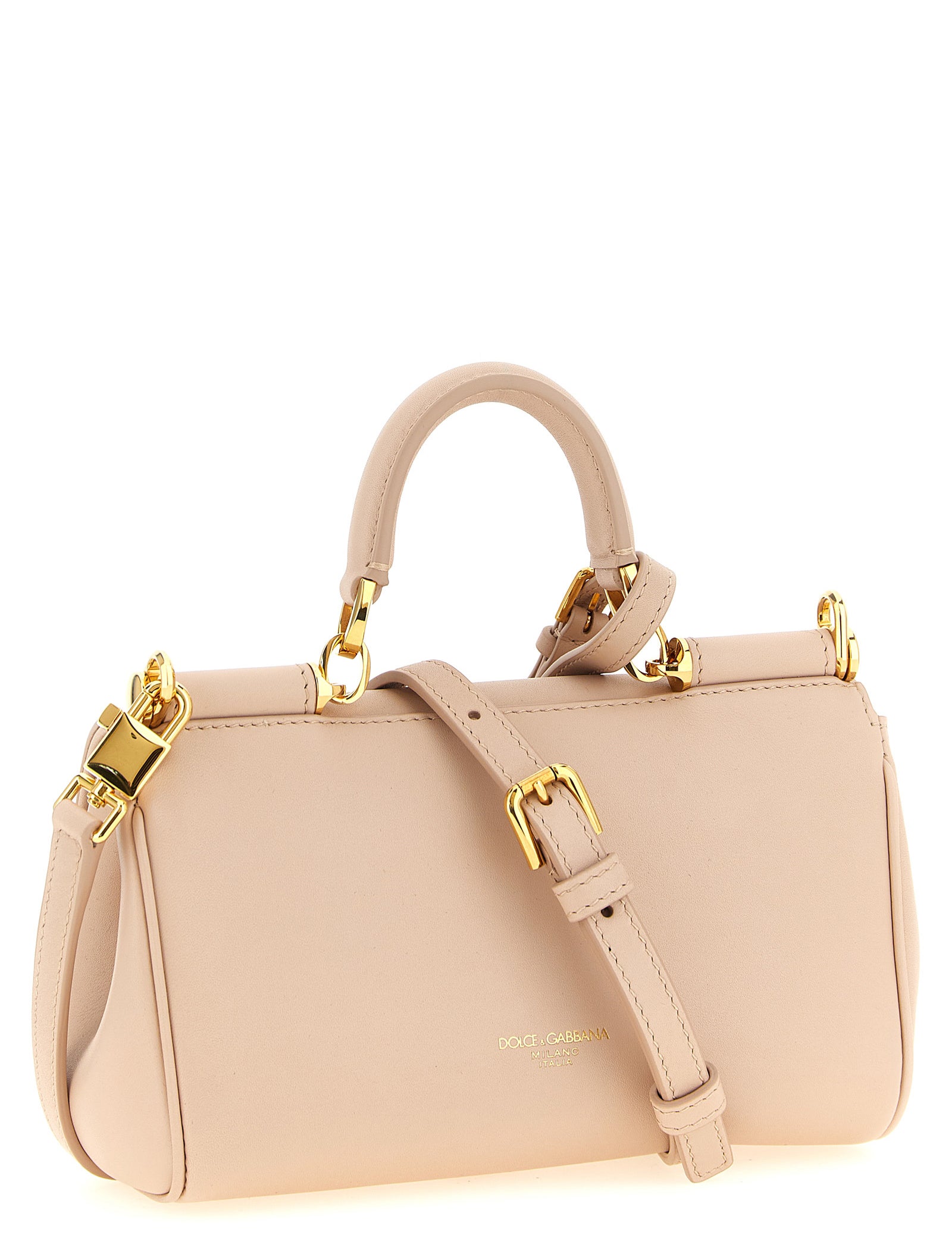 Dolce & Gabbana Pink Calfskin Mini Handbag