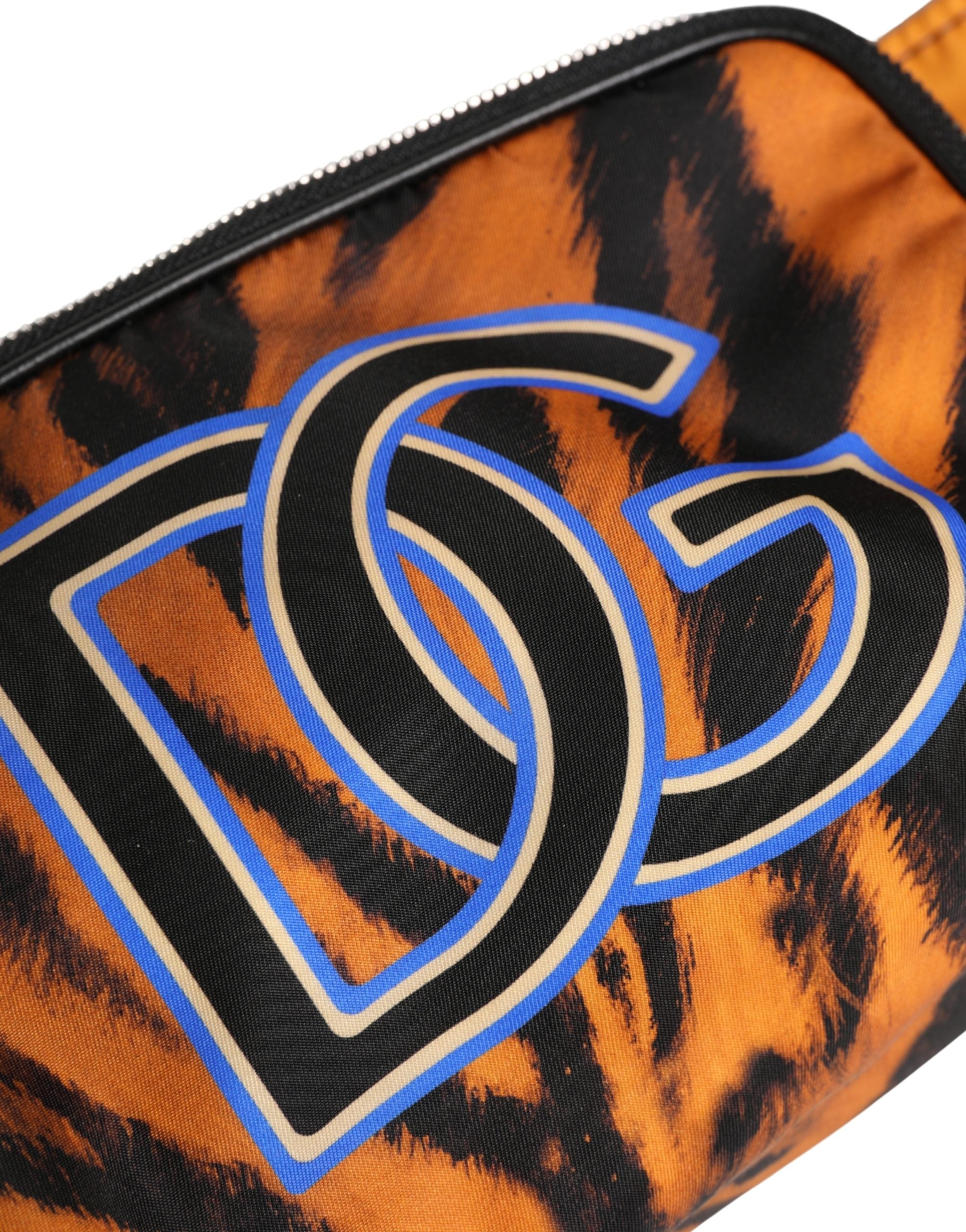Dolce & Gabbana Brown Nylon Fanny Waist Pack