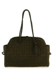 Jacquemus Green Raffia Tote Bag