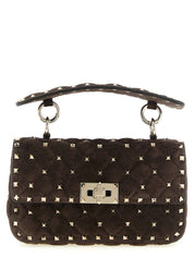 Valentino Garavani Brown Calfskin Shoulder Bag