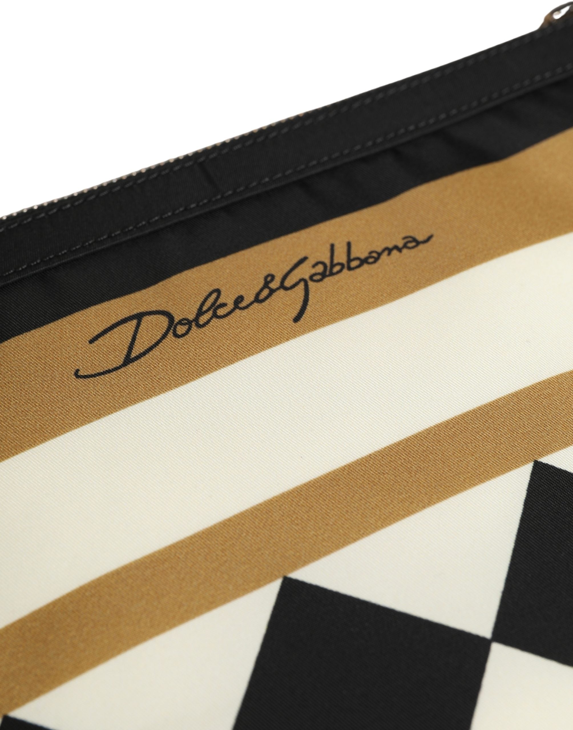 Dolce & Gabbana Multicolor Nylon Clutch Bag