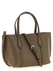 Tory Burch Brown Cowhide Leather Shopping Bag