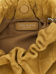 Tory Burch Beige Calfskin Shoulder Bag