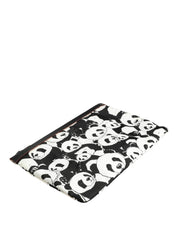 Dolce & Gabbana Black White Nylon Clutch