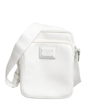 Dolce & Gabbana White Polyester Crossbody Bag
