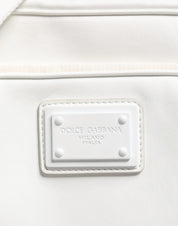 Dolce & Gabbana White Polyester Crossbody Bag