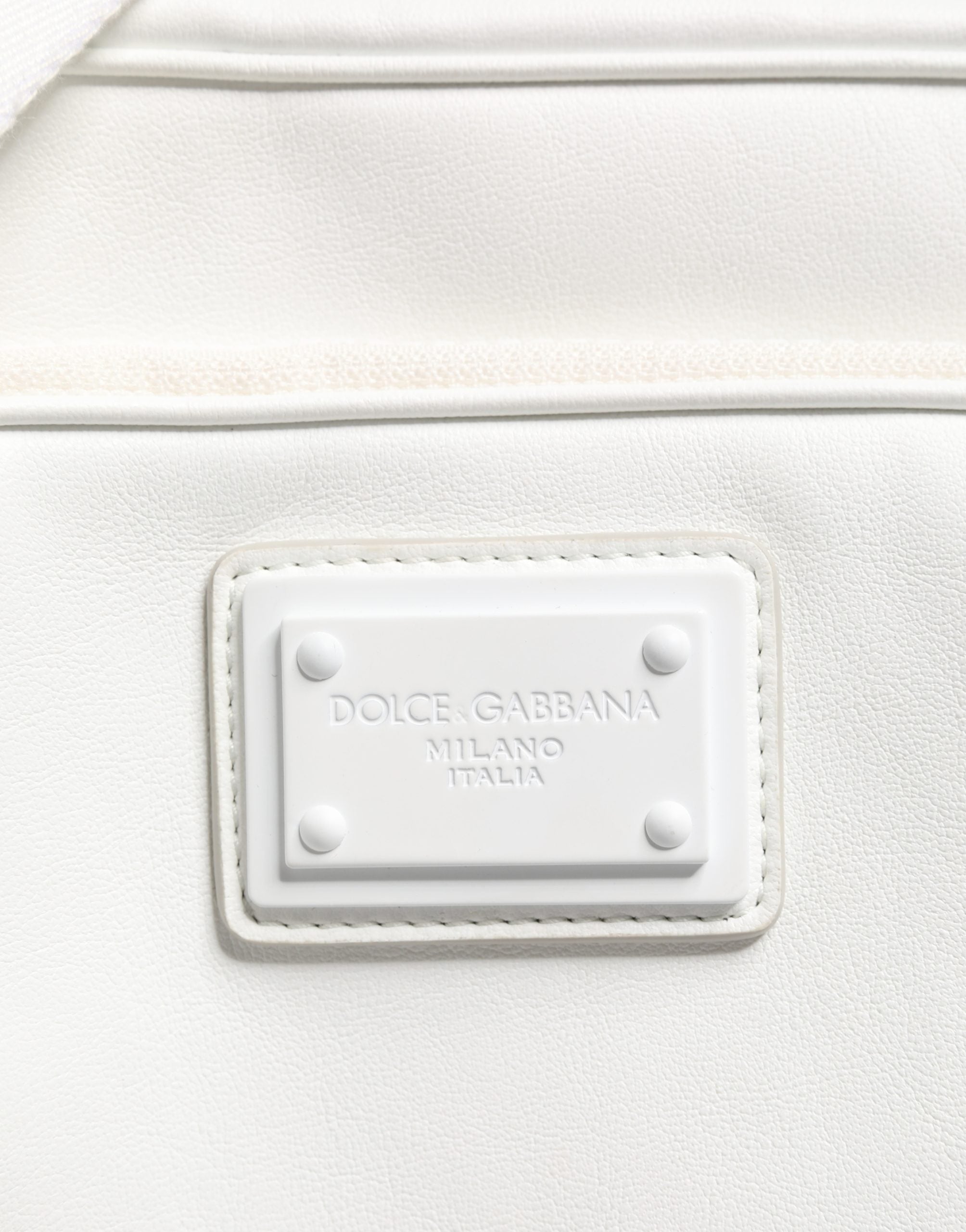 Dolce & Gabbana White Polyester Crossbody Bag