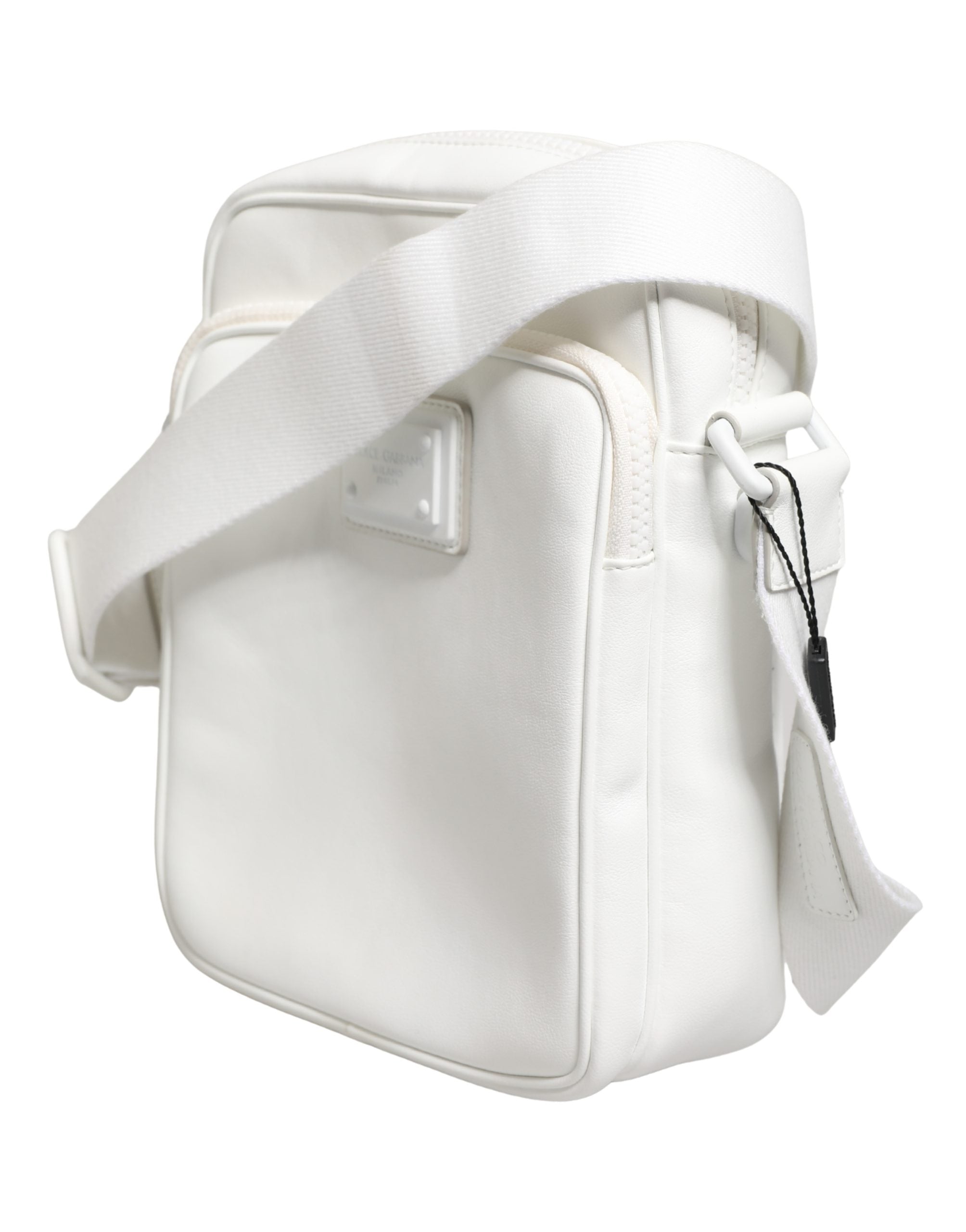 Dolce & Gabbana White Polyester Crossbody Bag