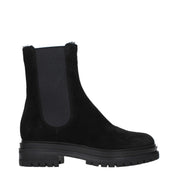 Gianvito Rossi Black Suede Ankle Boots