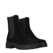 Gianvito Rossi Black Suede Ankle Boots