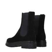 Gianvito Rossi Black Suede Ankle Boots