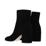 Gianvito Rossi Black Suede Ankle Boots