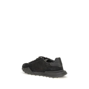 Dolce & Gabbana Black Calf Leather Chunky Sneakers