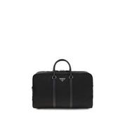 Prada Black Recycled Polyamide Travel Bag