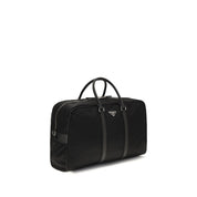 Prada Black Recycled Polyamide Travel Bag
