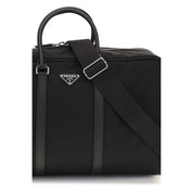 Prada Black Recycled Polyamide Travel Bag