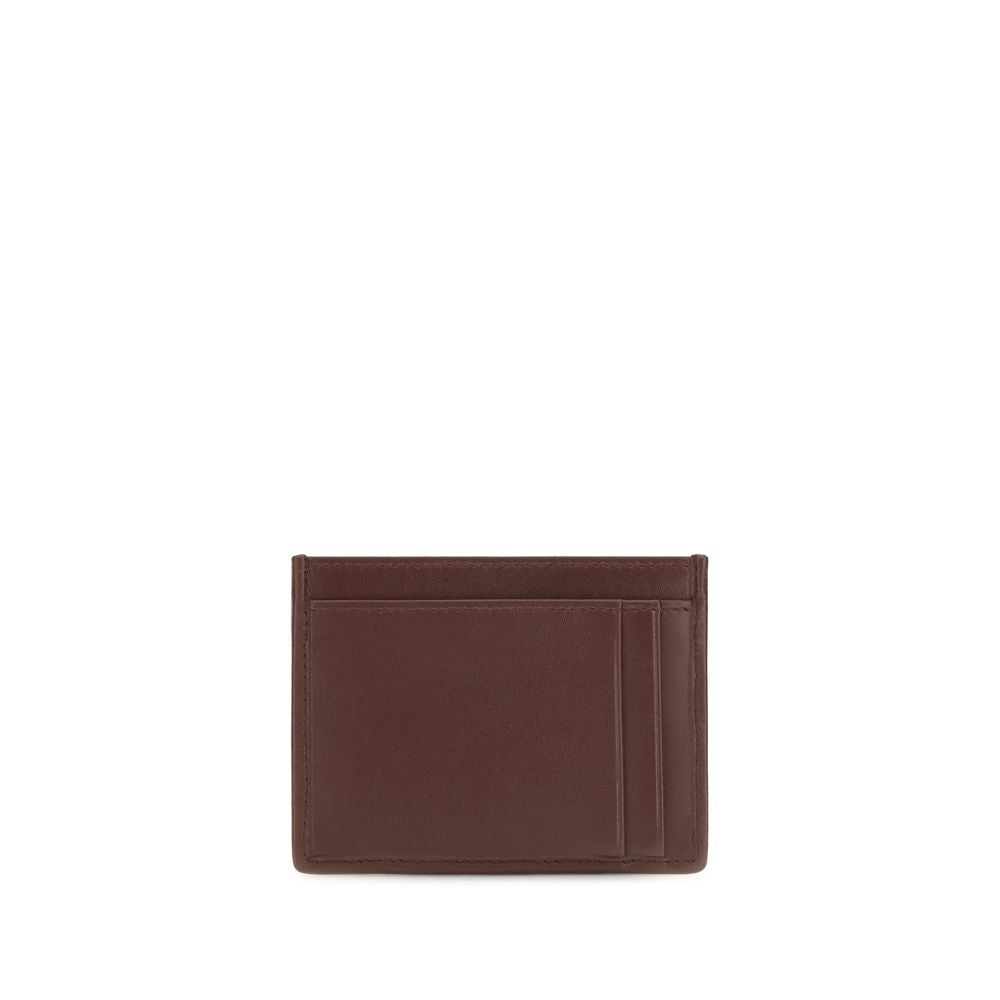 Miu Miu Bordeaux Lamb Nappa Card Holder