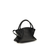 Balmain Black Calf Leather Shoulder Bag