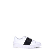 Valentino Garavani White Calf Leather Low Top Sneakers