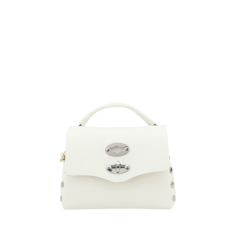 Zanellato White Calf Leather Shoulder Bag