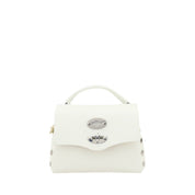 Zanellato White Calf Leather Shoulder Bag