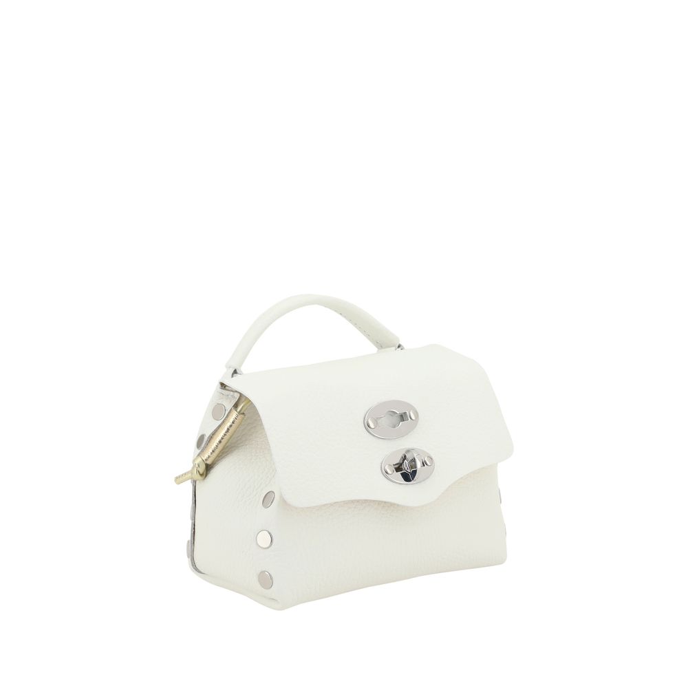 Zanellato White Calf Leather Shoulder Bag