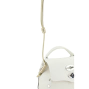 Zanellato White Calf Leather Shoulder Bag