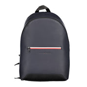 Tommy Hilfiger Blue Polyurethane Backpack