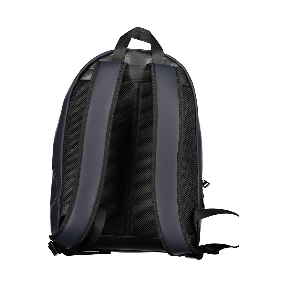 Tommy Hilfiger Blue Polyurethane Backpack