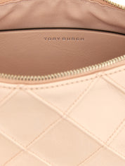 Tory Burch Powder-Pink Nappa Leather Clutch Bag