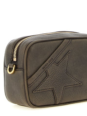 Golden Goose Brown Cow Leather Clutch Bag