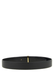 Tom Ford Black Calfskin Reversible Belt
